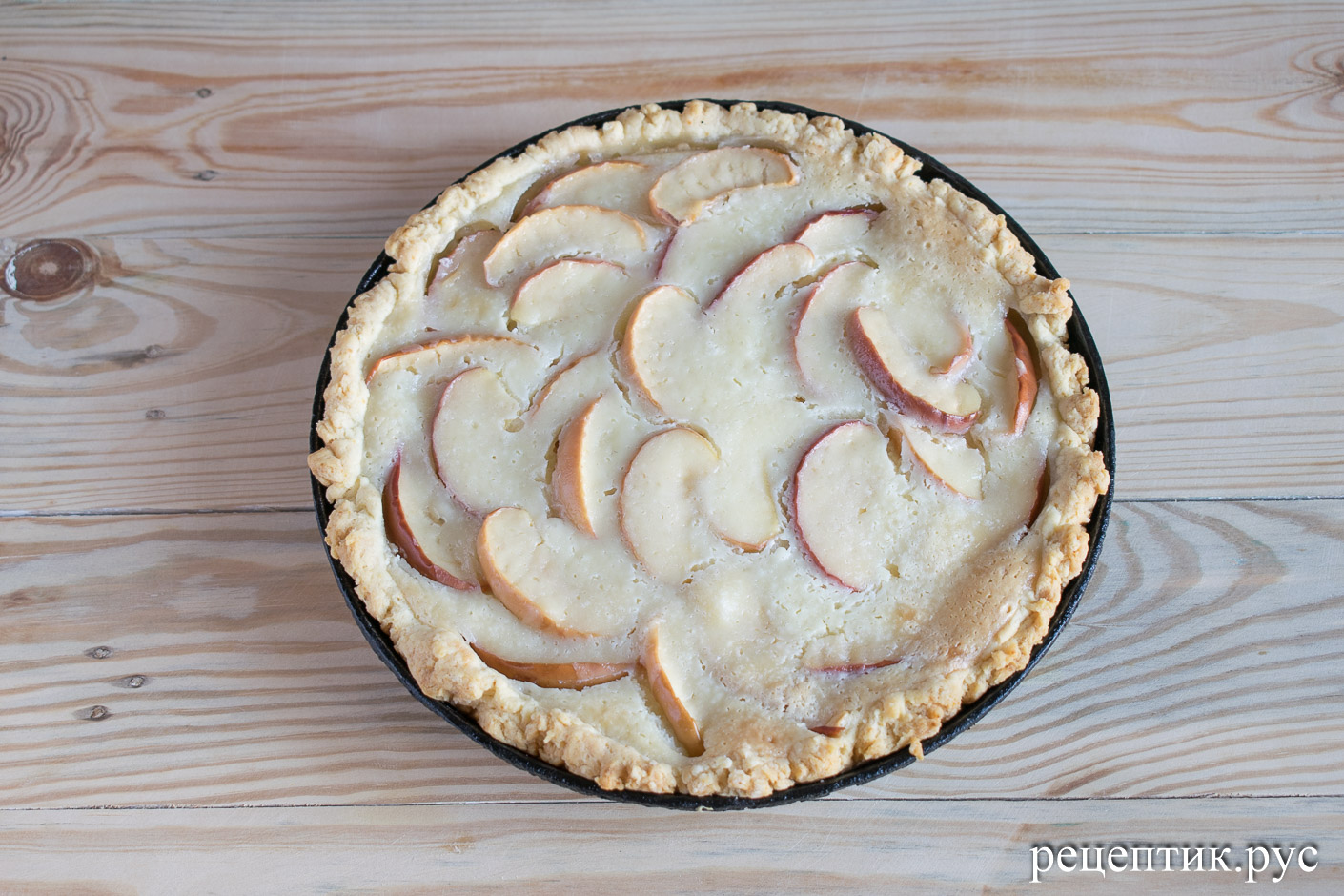 Цветаевский яблочный пирог - рецепт с фото, результат