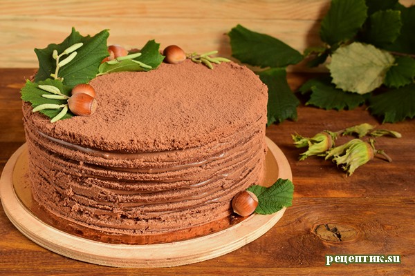 Кофейно-шоколадный торт с нутеллой «Ореховый мокко» - рецепт с фото, результат