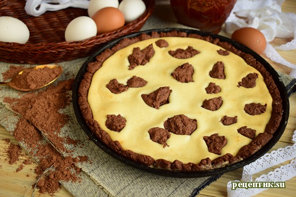 Шоколадный пирог «Коровка Бурёнка» - рецепт с фото, результат