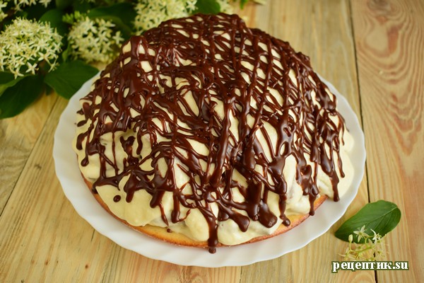 Шоколадный торт «Кучерявый мальчик» - рецепт с фото, результат