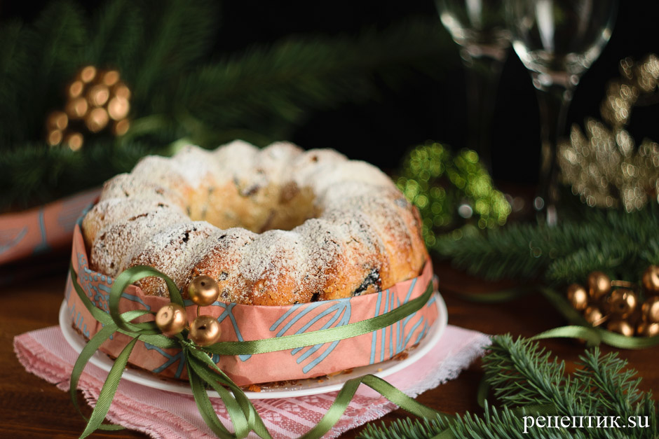 Английский рождественский кекс с сухофруктами - рецепт с фото, результат