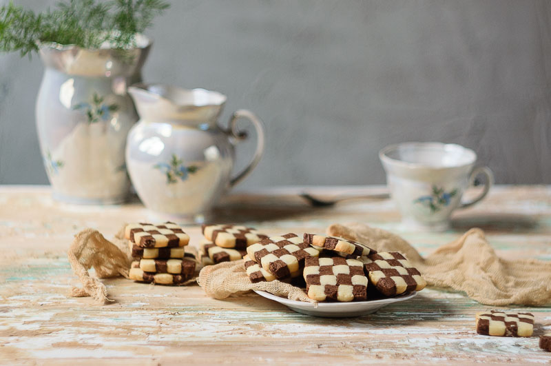 Рецепт шахматного печенья